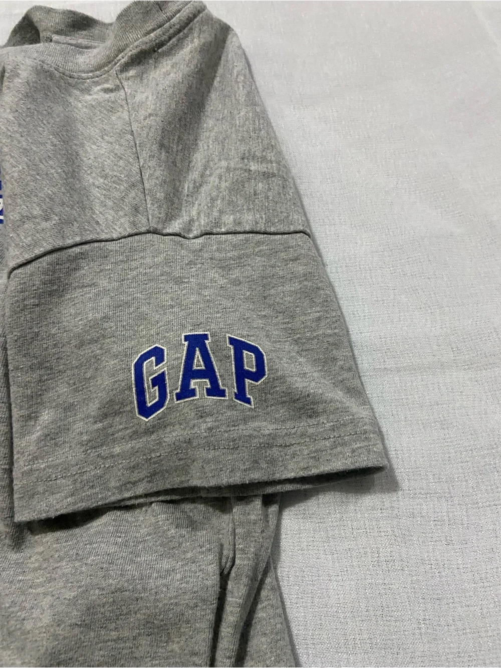 GAP Gray Kids T-Shirt with Blue Cookie Monster Graphic